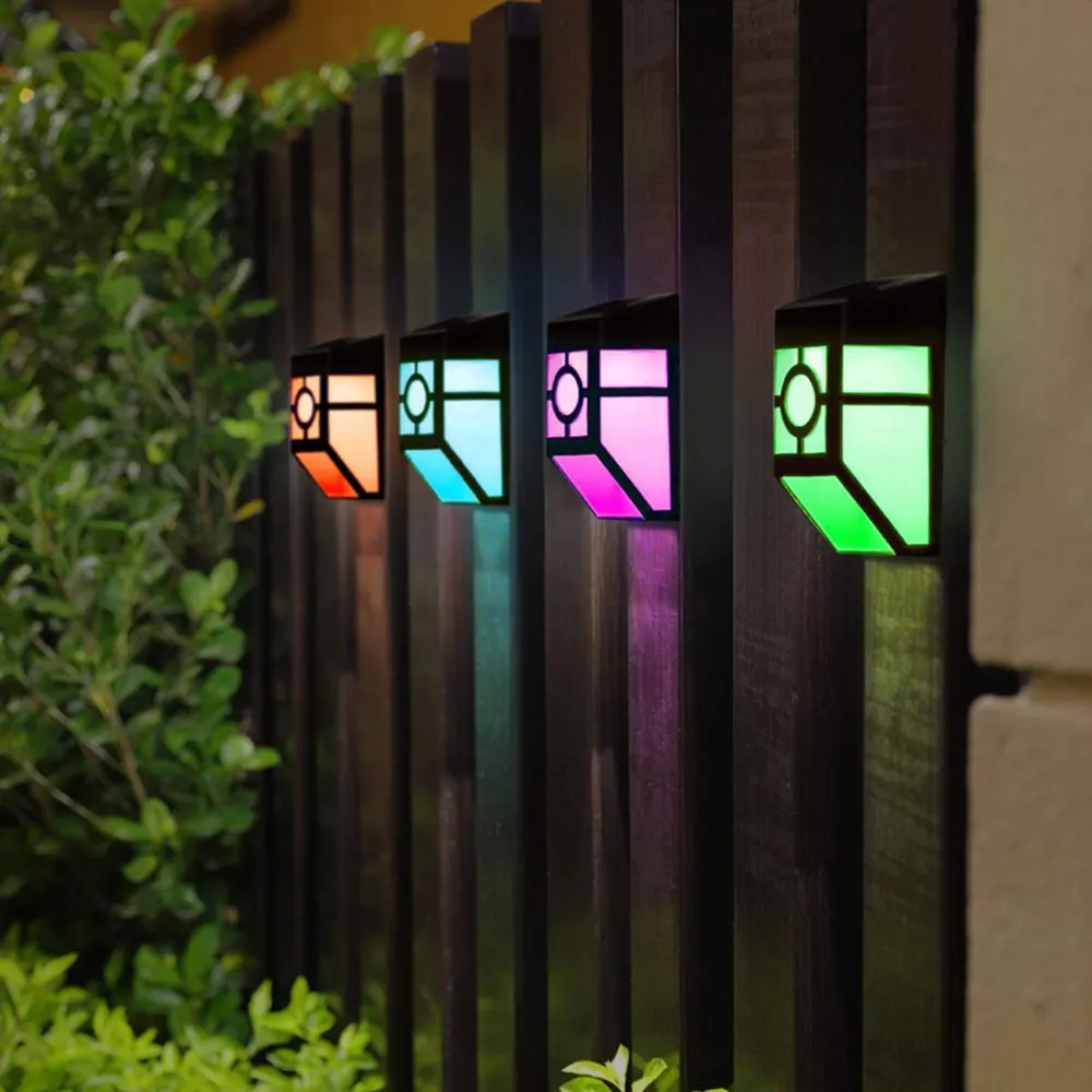 BRELONG 2 светодиодный солнечный Ретро наружный IP45 водонепроницаемый настенный