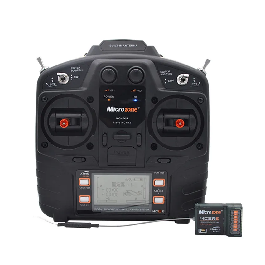 

FMS MC8A 2.4G 8-channel RC car RC boat remote control with receiver fixed wing 4-axis drone Crossing machine remote control