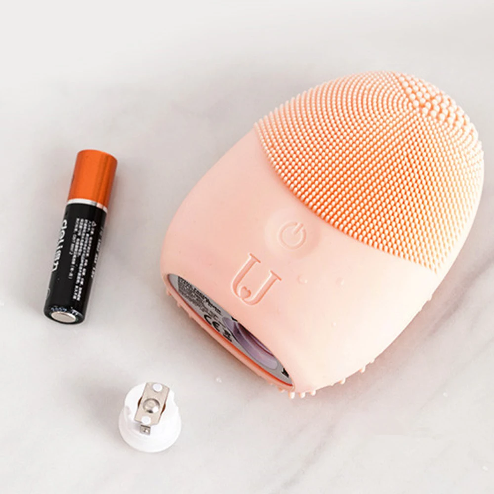 Xiaomi mijia звуковая щетка для очищения лица Мини электрическая Массажная стиральная машина водонепроницаемый силикон глубоко очищающие Инструменты для лица