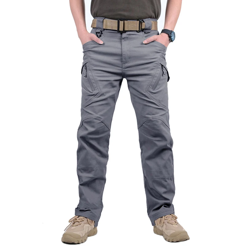 Мужские мешковатые брюки карго повседневные тактические штаны в стиле милитари