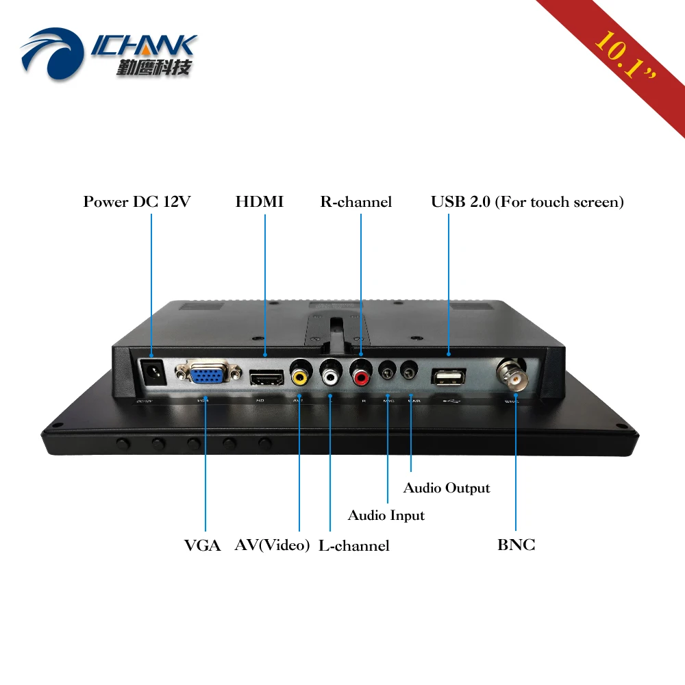 B101JC-ABHUV-A/10," 1280x800 Поддержка системы Apple OS сенсорный монитор/10" HDMI промышленный медицинский четырехпроводный сенсорный экран
