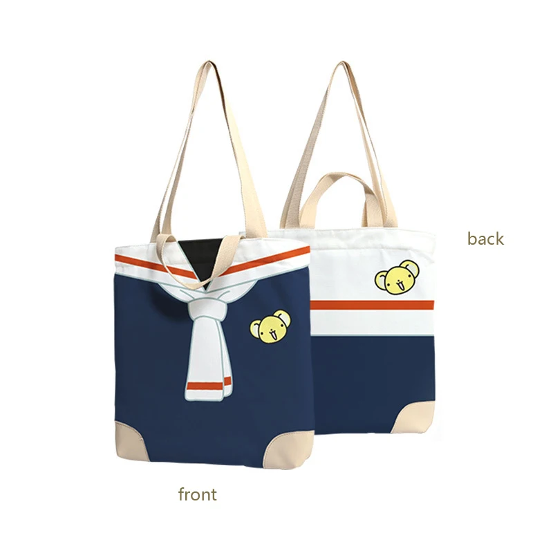 Сумка на плечо Kawaii С мультяшным принтом Сакура милая сумочка Цербер тоут с милыми