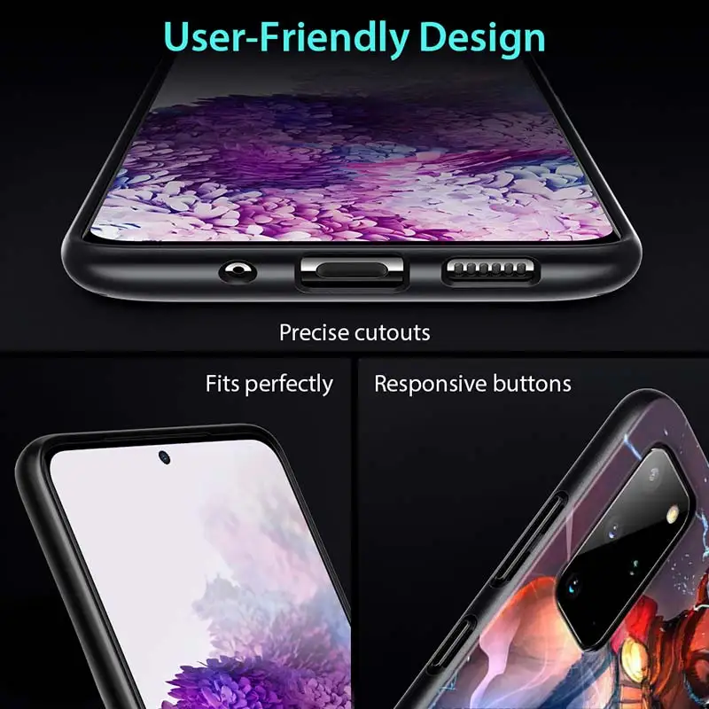 

Thor marvel hero for Samsung S20 FE Ultra Plus A91 A81 A71 A51 A41 A31 A21S A72 A52 A42 A02S Soft Black Phone Case