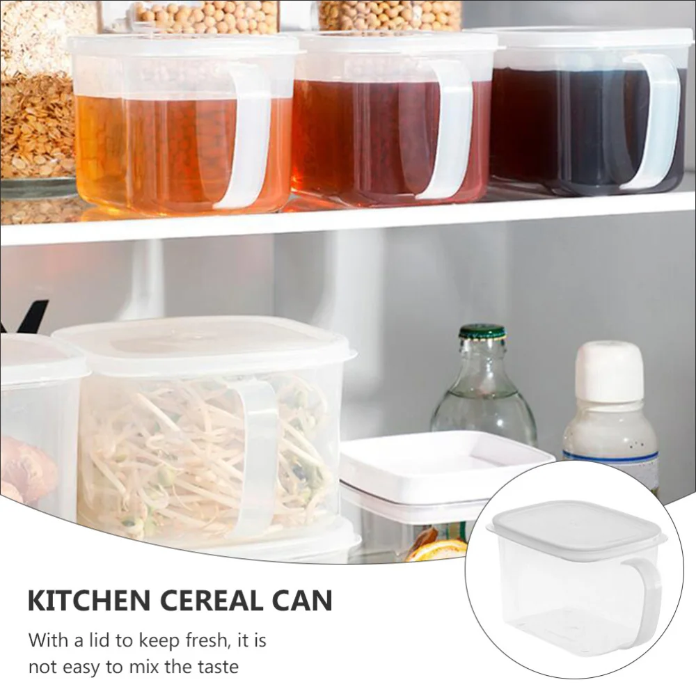 

2pcs Kitchen Organizers Food Containers with Lids Handles Kitchen Organizers
