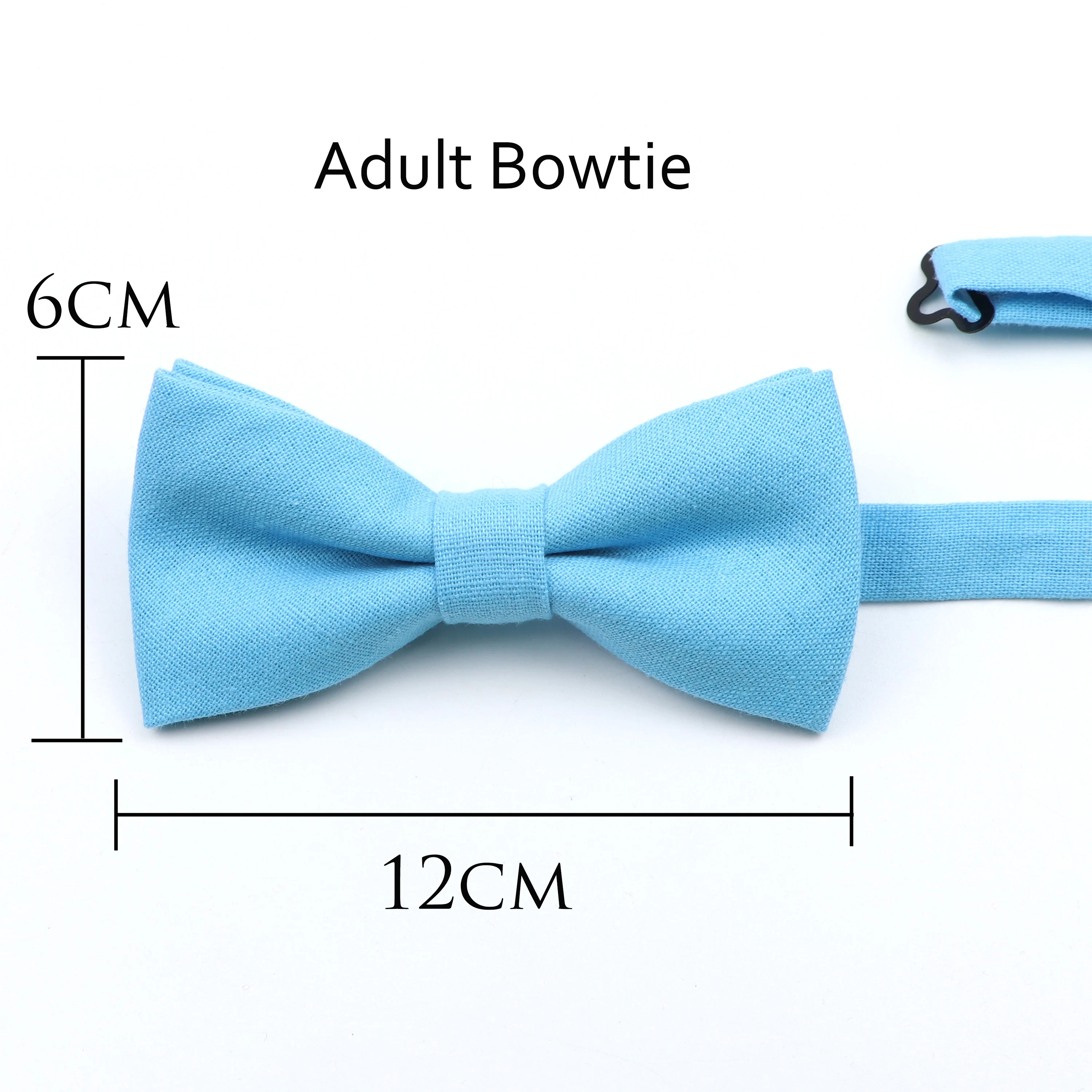 Lovely Candy Color Bowtie For Men Kids Pet Classic Shirts Cotton Bow Tie Blue Green Pink Butterfly Cravats Wedding Accessory |