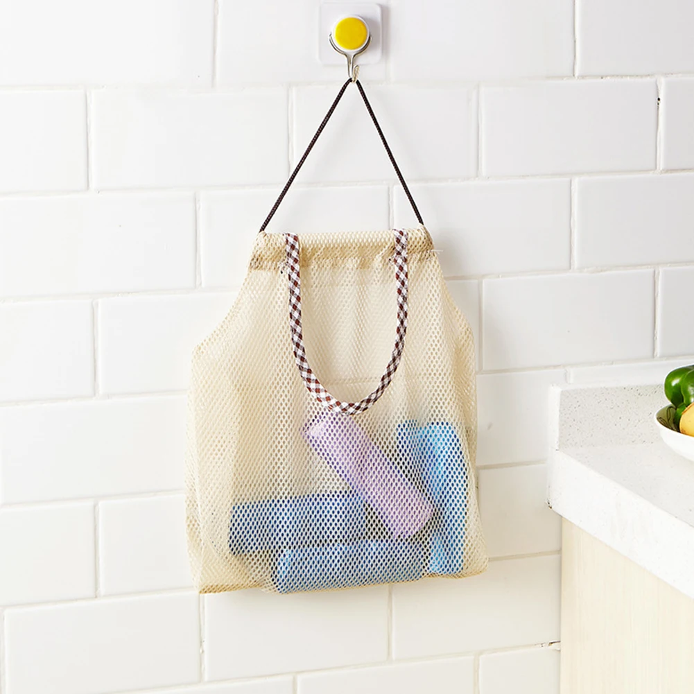 Фрукты овощи чеснок лук прочный подвесной сетчатый мешок для хранения