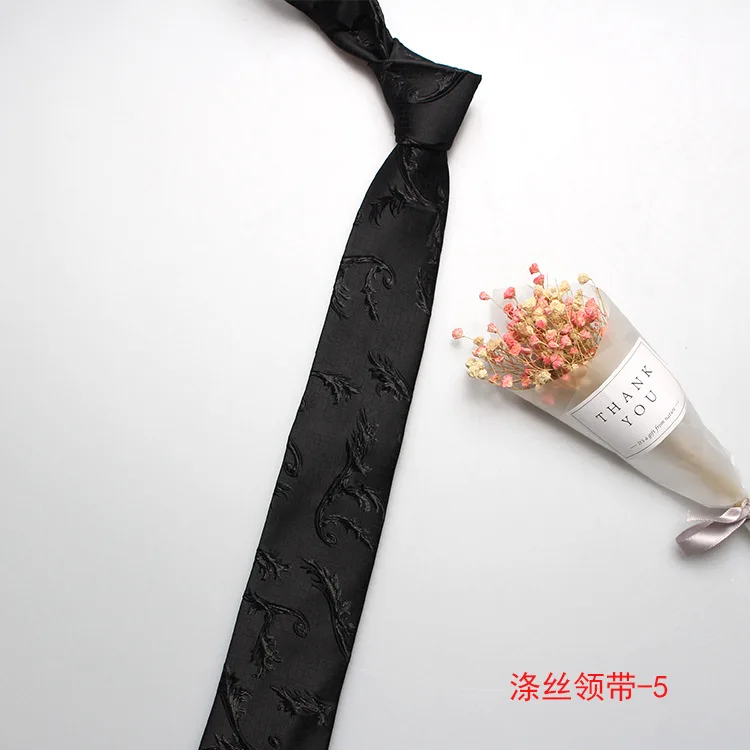 

Sitonjwly 6.5cm Polyester Neck Ties for Men Jacquard Neck Tie Handmade Necktie Classic Business Party Collar Cravat Wedding Tie