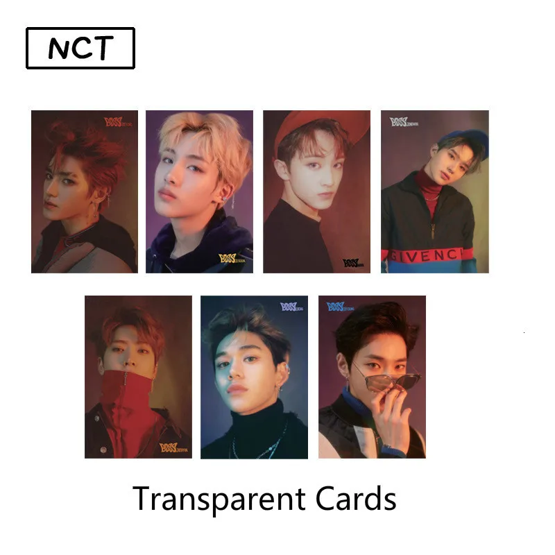 B-7Pieces 8~ 10 шт KPOP NCT 127 бумага мечты фото LOMO карта вишневая бомба мы поднимаем фото открытка-приглашение канцелярские принадлежности украшения поставки вентилятор подарок - Цвет: B-7Pieces