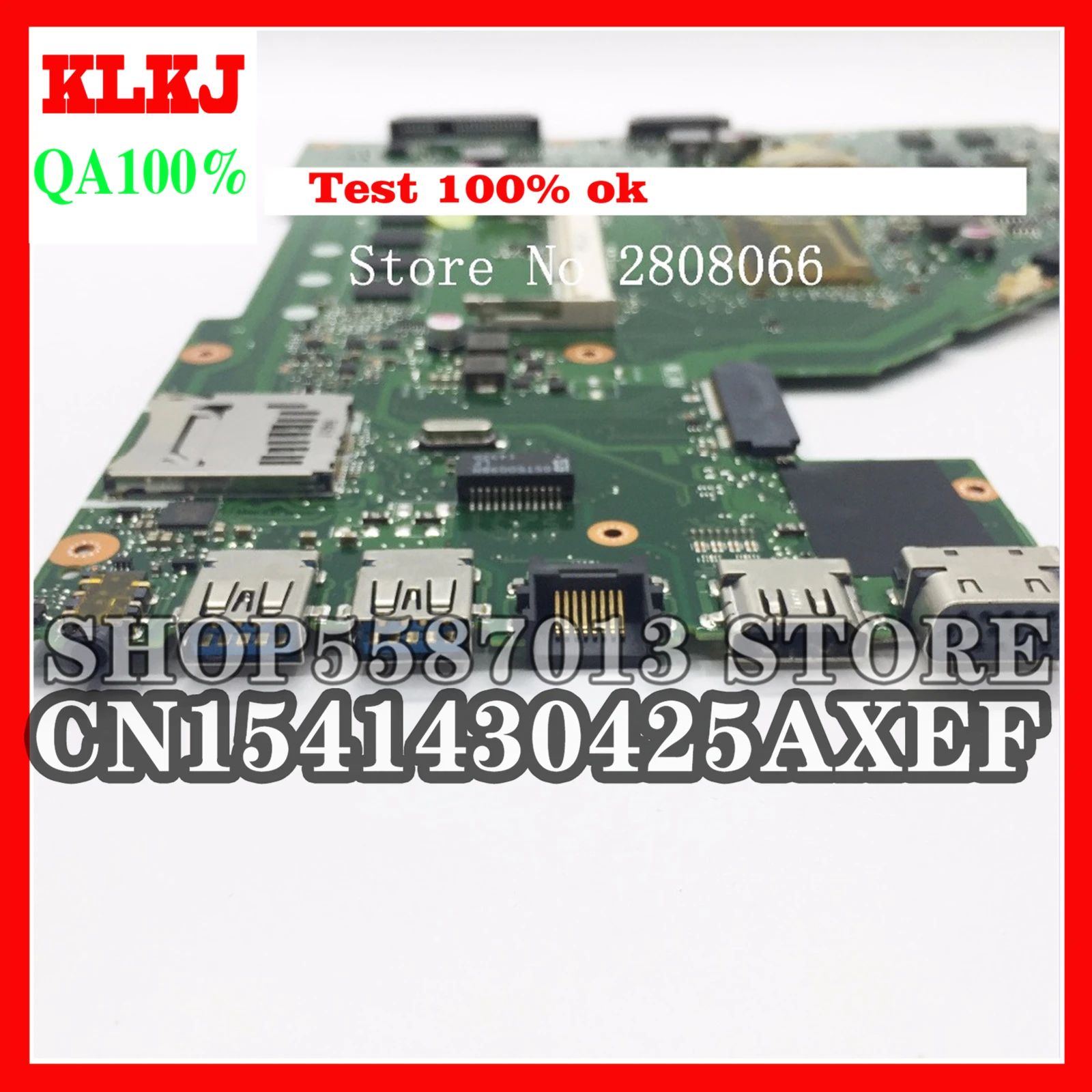 

KLKJ X550LC Motherboard For ASUS X550LD A550L Y581L W518L X550LN Laptop Motherboard I7-4500U GT720M Test Motherboard