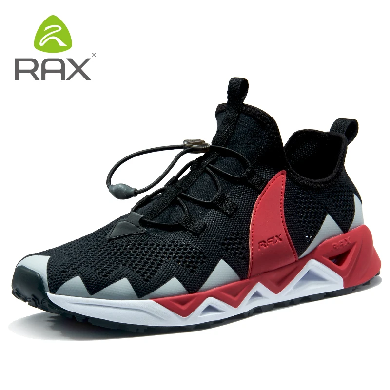 Rax Men Women Hiking Shoes Breathable Quick-dry Climbing Shoes Unisex Wearable Lace Up Mountain Sports Shoes D0760