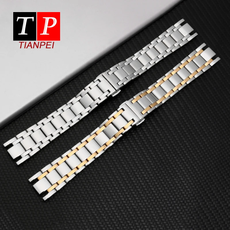 

Stainless steel watch strap for ROSSINI 5565 5566 5567 6566 watch band Solid refined steel bracelet Watch accessories women men