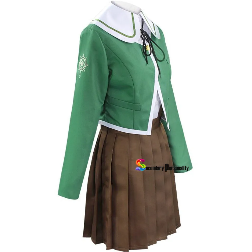 Кума Тихиро Фудзисаки Косплэй костюм Danganronpa парик Для женщин JK форма на Хэллоуин