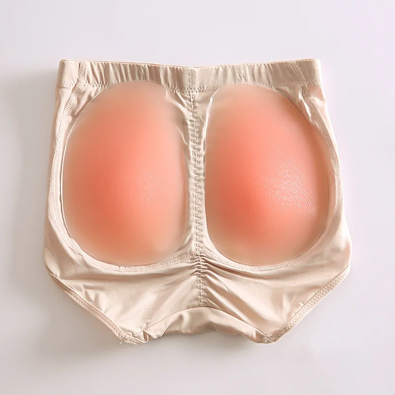Beautiful Buttocks Postpartum Silicone Fake Butt Panties Women's Buttocks Sexy Buttocks Pads Shaping Pants Plus Peach Buttocks
