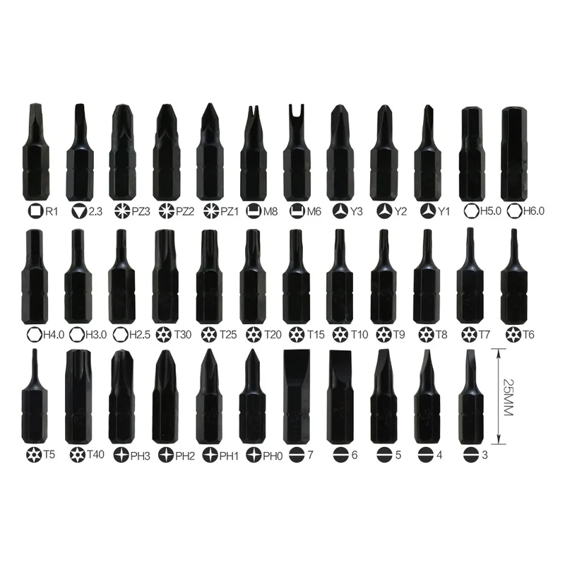 BST 8914 Набор отверток для компьютера ручные инструменты 37 шт. набор магнитных