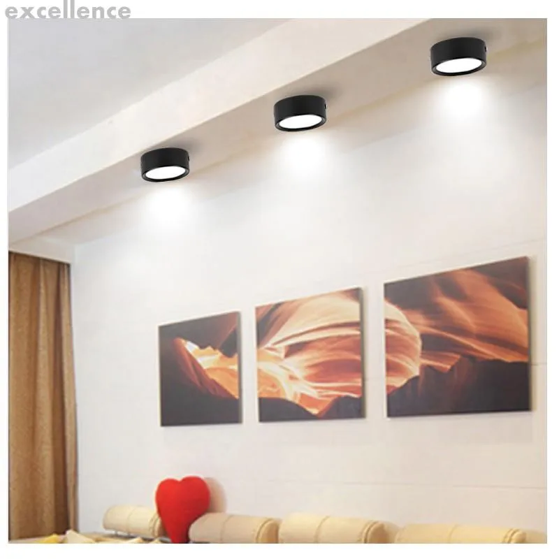 

Surface Mounted Down light 5w 10w 15w 220V LED downlights Spot Light LED Ceiling lights by electricity lamparas de techo