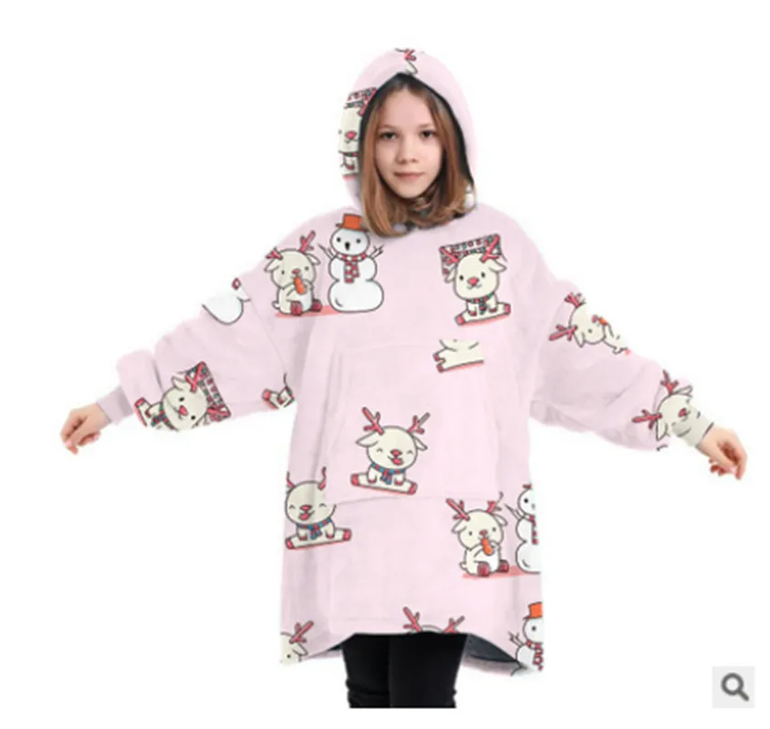 

Зимнее детское одеяло с капюшоном и длинным рукавом