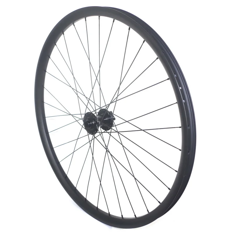 29ER AM MTB карбоновые колеса 27 мм 35 мм Ширина бескамерные MTB карбоновые колеса через ось концентратор UD Карбон 3 к Карбон