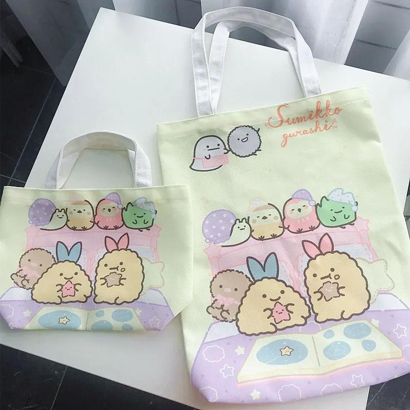 Милая мультяшная портативная маленькая сумка sumikko gurashi экологически чистая для