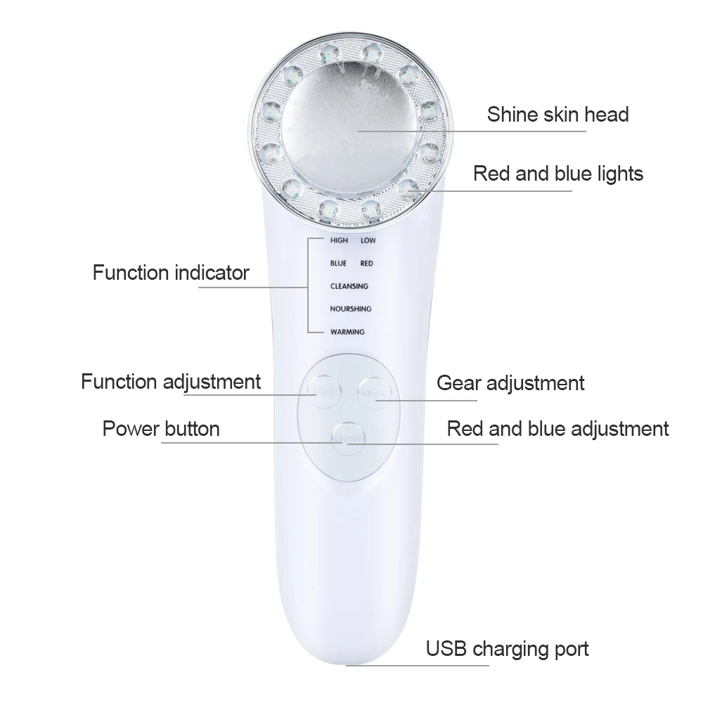 Фотонный аппарат для омоложения кожи с зарядкой от USB | Красота и здоровье