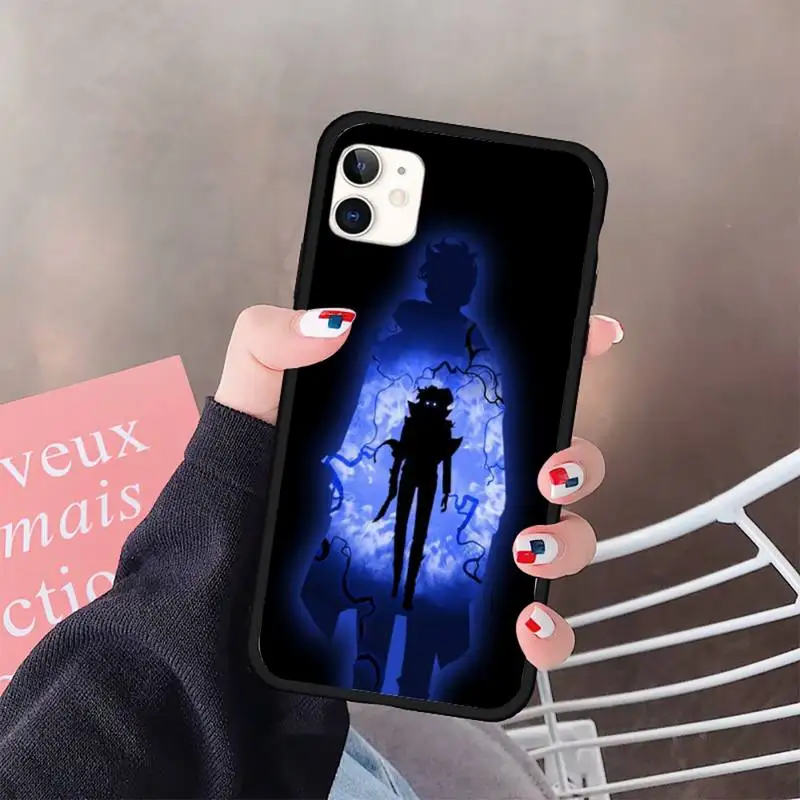 

Solo leveling Japan Anime Phone Case for iPhone 11 12 pro XS MAX 8 7 6 6S Plus X 5S SE 2020 XR