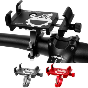 aluminum alloy bike phone holder universal motorcycle bicycle cell phone stand mount for iphone 11 pro max xr xs samsung bracket free global shipping
