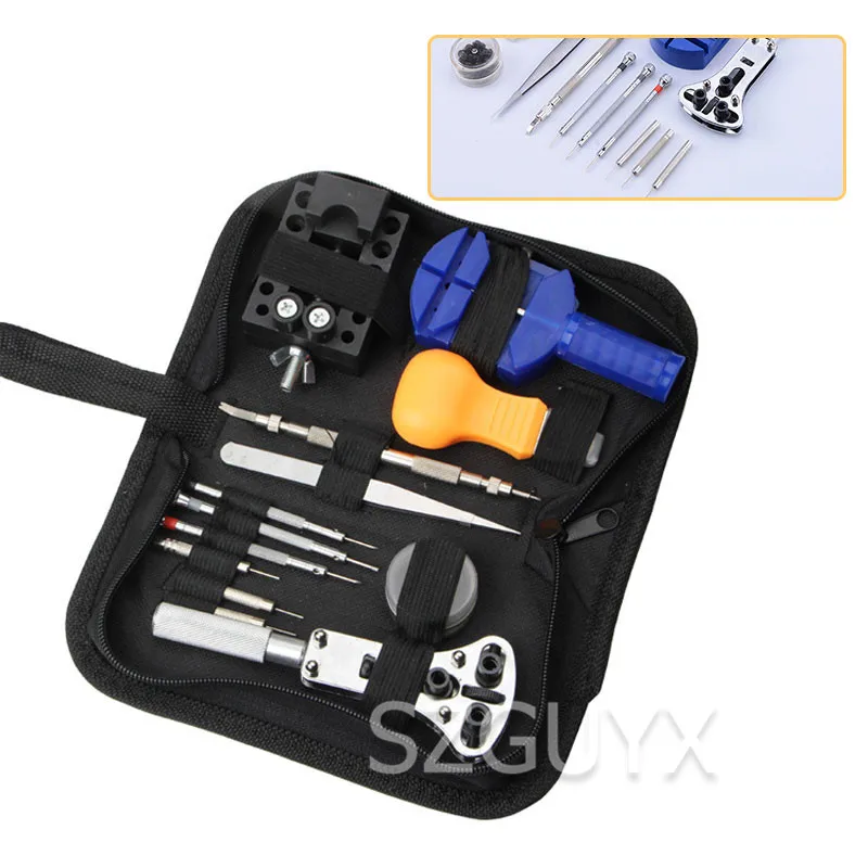 14 шт. ремонт часов набор инструментов 13 штук снимите заднюю крышку и ремешок