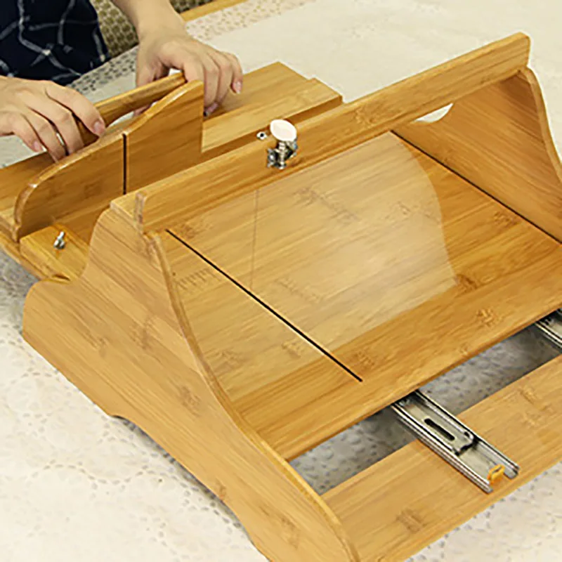 Large Soap Cutter Platform Adjustable Bamboo Log Splitter Handmade Soaps Cutting Tool | Дом и сад