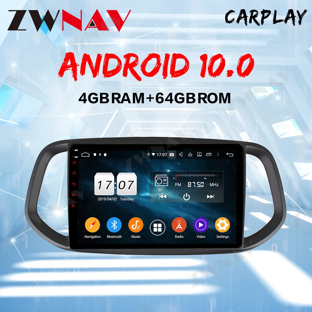 ZWNAV 9 &quotAndroid 10 для KIA rio 2017 2018 2019 Мультимедиа Стерео DVD плеер навигация GPS