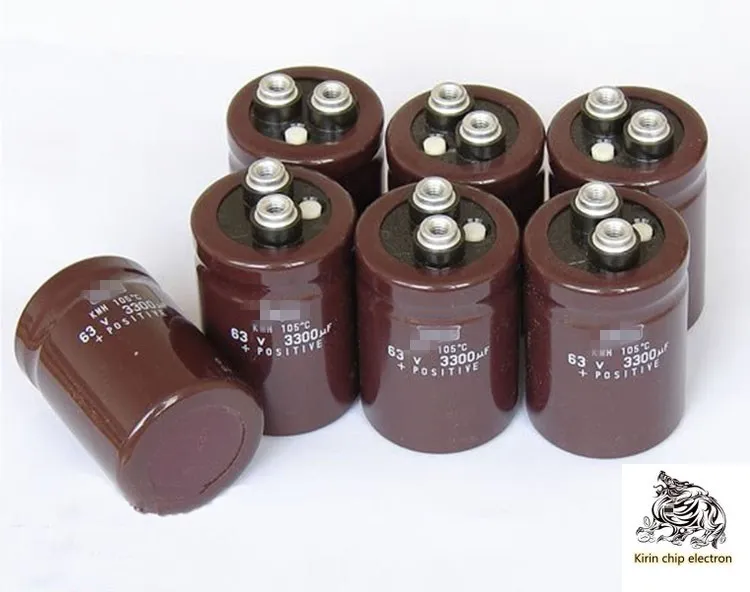 

10 шт./лот 63 в 3300 мкФ 35*55 мм Химический KMH винт большой фильтр электролитический конденсатор 63 в 3300 мкФ громкость: 35 X55