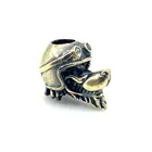 Инструменты для наружного применения EDC Классический Латунный волк DIY нож бусины шнурок подвески Брелки Аксессуары