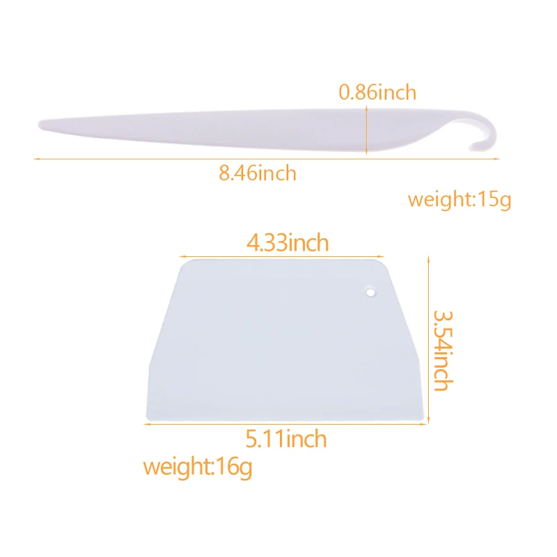 Пластик прочный Fondan Торт зачистки Нож для теста скребок/лазерный резак машина