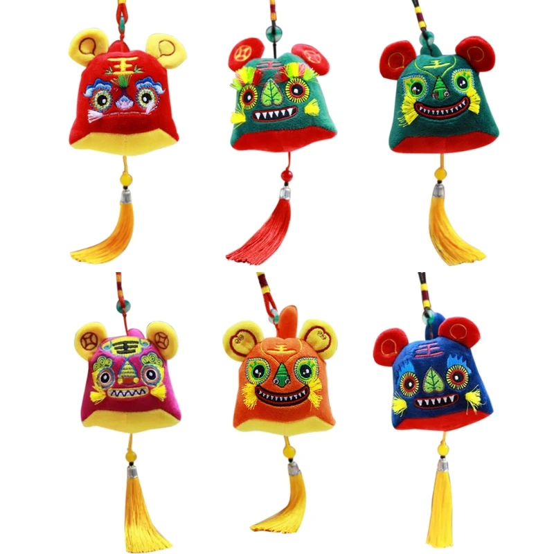 

2022 Кукла-талисман с тигром, подвеска с китайским знаком зодиака, плюшевые подвески, украшение для детской сборки