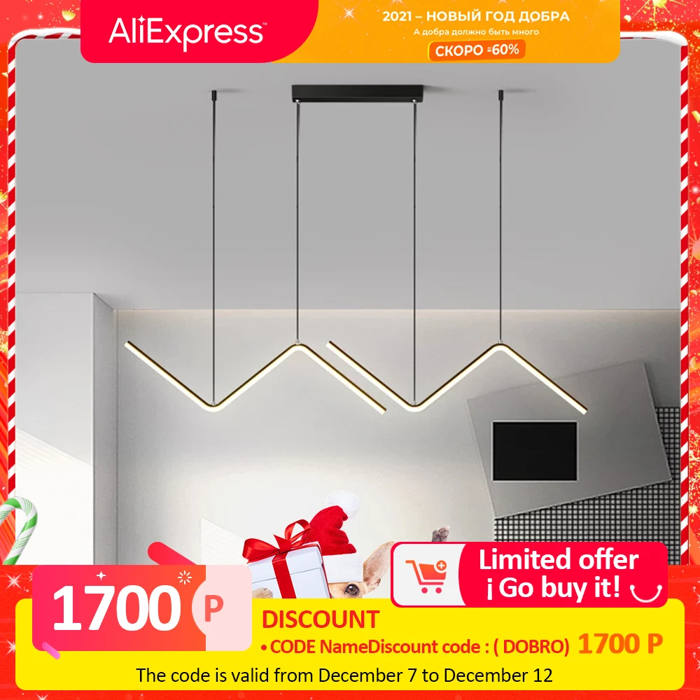 

Современная светодиодная Люстра для кухни, столовой, минималистичный дизайн, домашний декор, креативный подвесной светильник для ресторан...