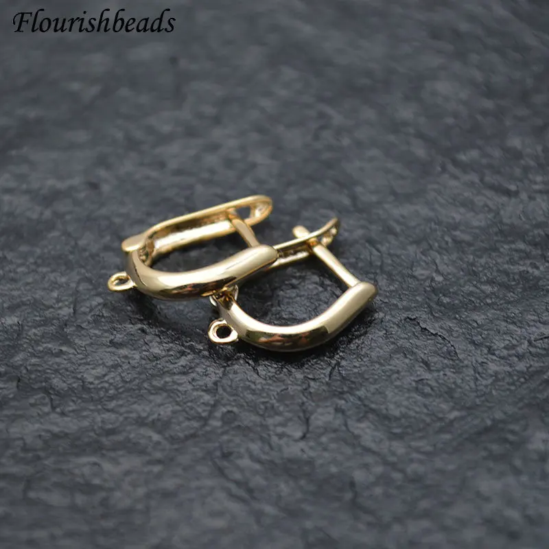 aliexpress.com - Nickle Free Anti-rust Gold Color Plain Metal Earring Hooks Jewelry Findings 50pc Per Lot