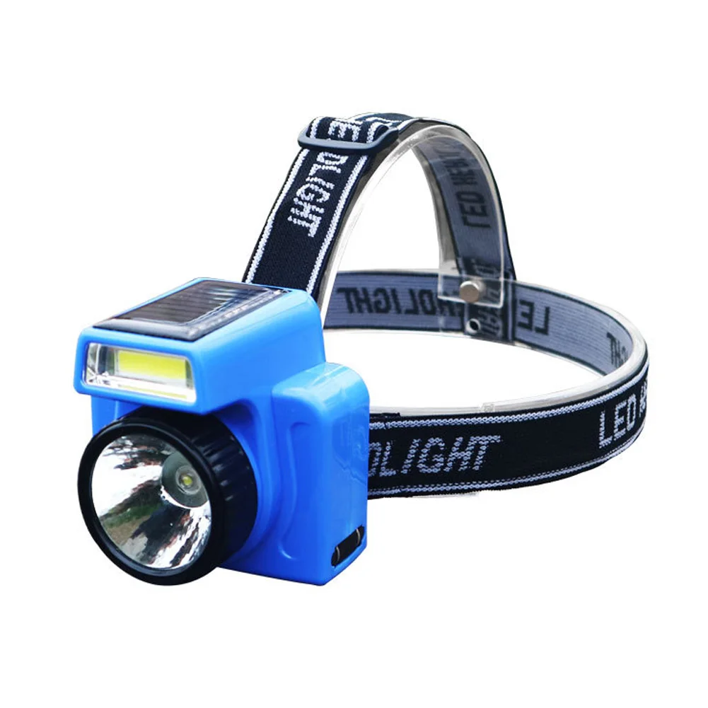 

Camping Outdoor Solar Charging Portable Headlamp Long-range Super Bright COB LED Flashlight Night Fishing