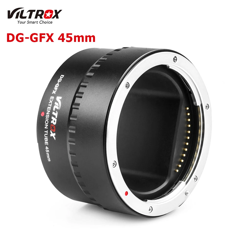 

Viltrox Φ 45 мм адаптер с автофокусом кольцо удлинитель для макросъемки для камеры среднего формата Fujifilm GFX50R GFX 50S GFX100 GFX