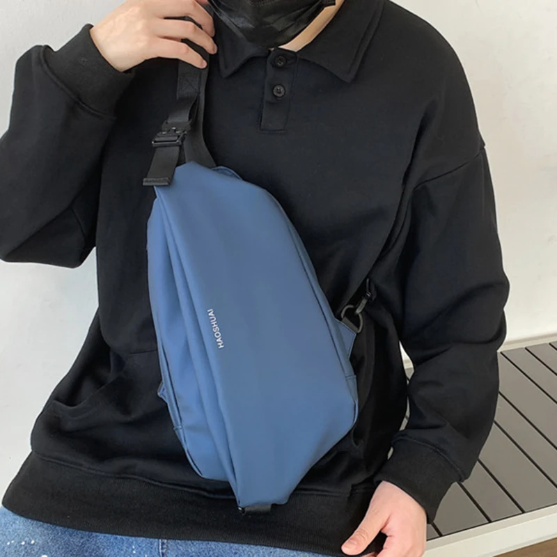 

2022 Men Chest Bag Nylon Waist Bag Men Belt Bum Bag Travel Purse Phone Pouch Pocket Fashion Travel Crossbody Shoulder Bags
