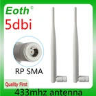 EOTH 1 2 5 шт. 433 МГц Антенна 5dbi sma разъем lora антенна pbx iot модуль lorawan сигнальный приемник антенна с высоким коэффициентом усиления