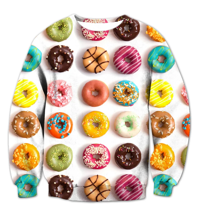 

Свитшот с круглым вырезом и сублимационным принтом, американский размер США