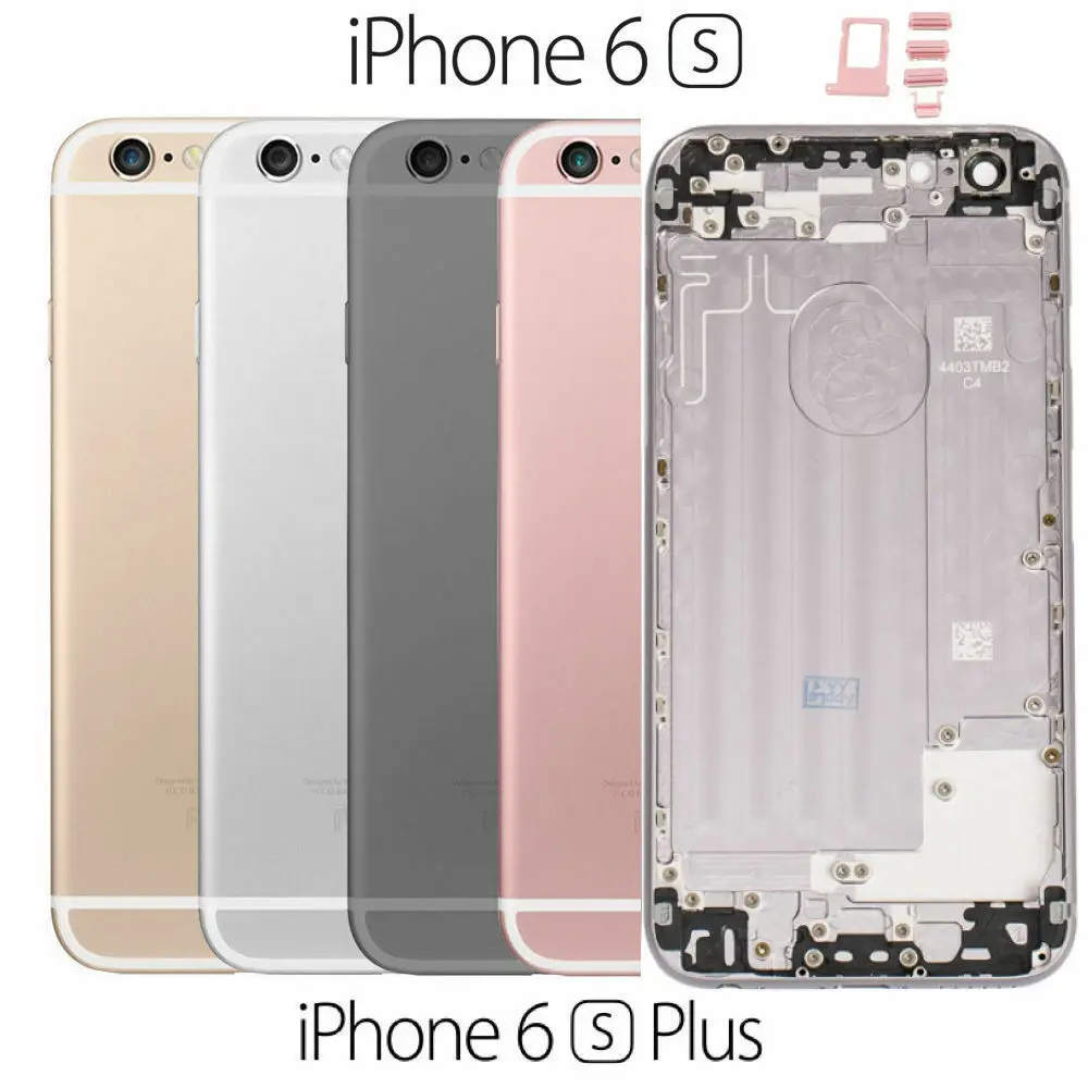 Sinbeda Back Housing For iPhone For iPhone 6 6s Plus Battery Cover For iPhone6 Rear Door Housing Case with Side Keys SIM Tray