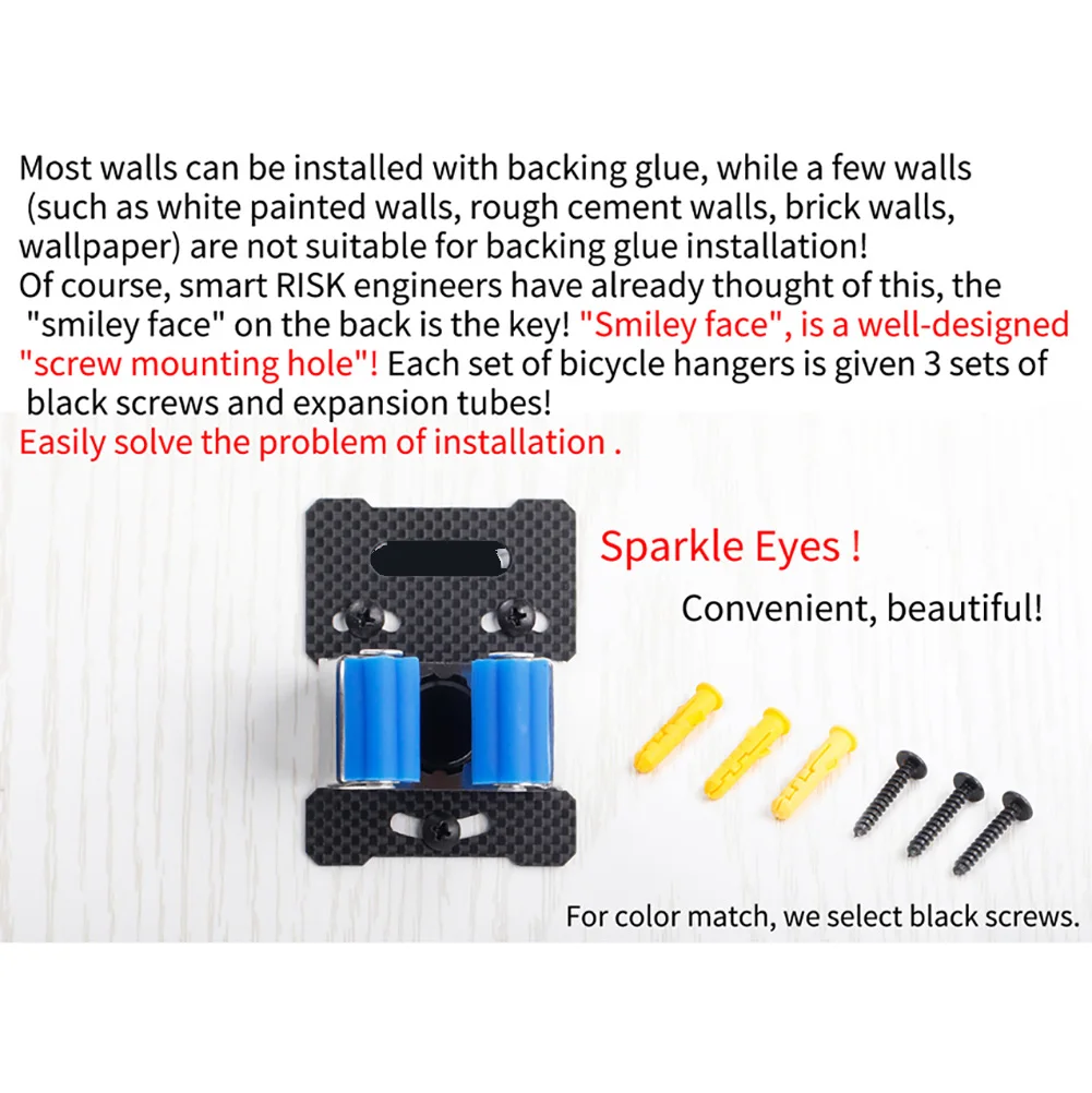 Настенный держатель для велосипеда фиксированный крючок хранения на горном и