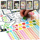 DIY мозаика в горошек Мультяшные наклейки для детей концентрация терпение координация обучение Монтессори Обучающие игрушки подарки