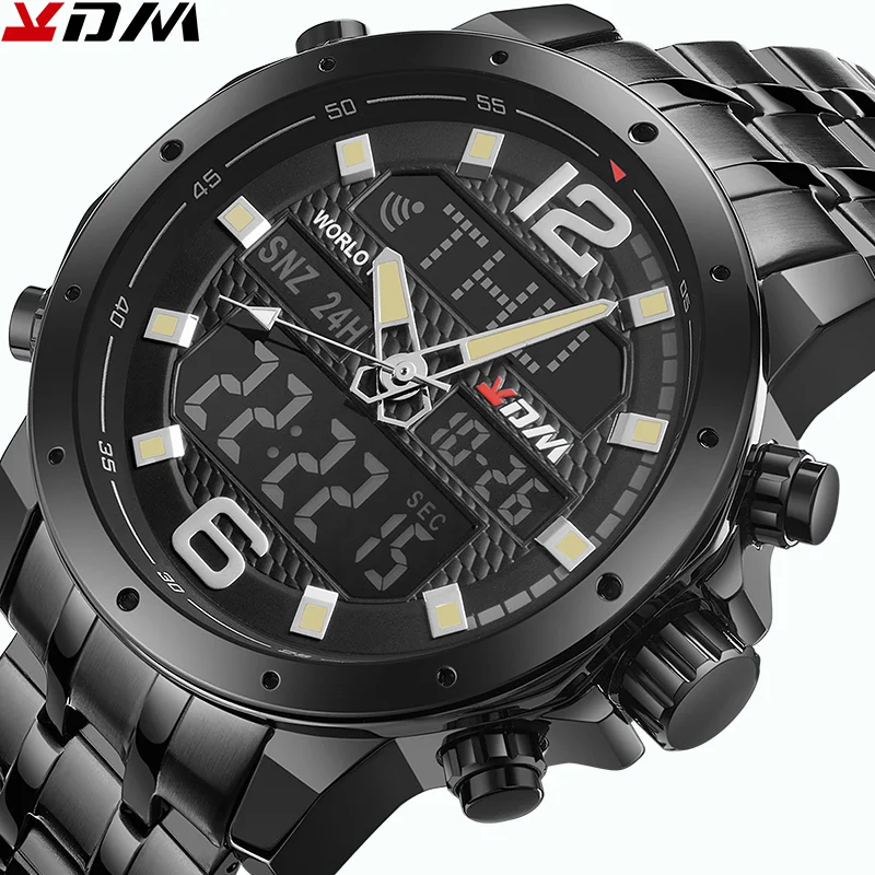 Kol Saati часы для мужчин двойной дисплей reloj hombre кварцевые цифровые Relogio Masculino