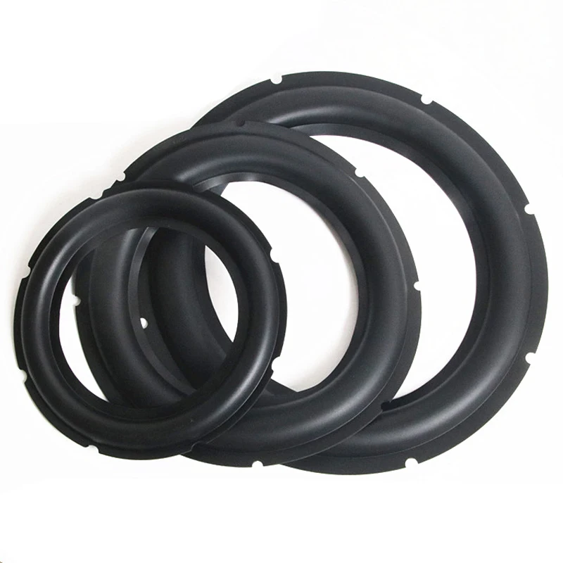 

For 8"/10"/12" Inch Audio Speaker Anti-Oxidation Rubber Edge Bass Folding Ring Subwoofer Surround Circle Repair Parts #WIDE