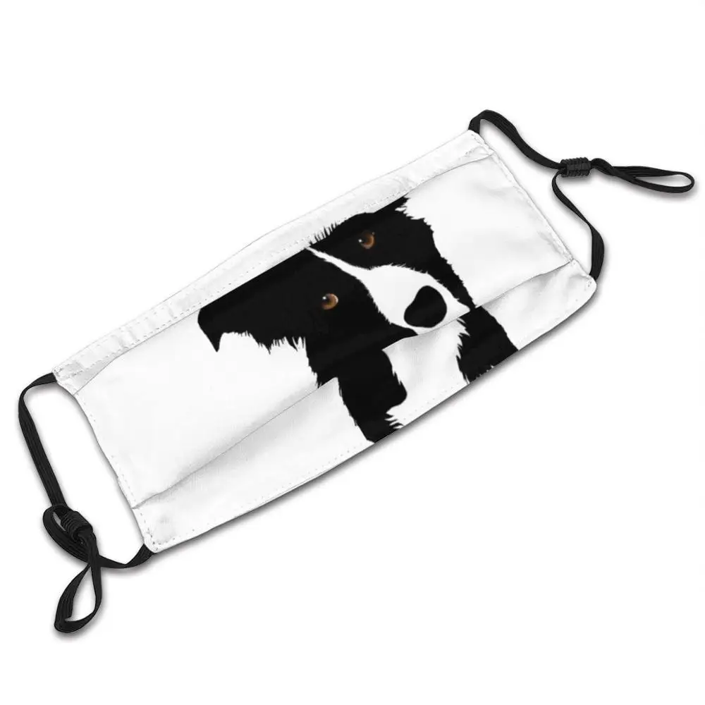 Border Collie Fashion Mouth Masks Filter Adult Kids Face Mask Dog | Аксессуары для одежды