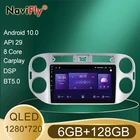 Новый 6 ГБ + 128 ГБ Восьмиядерный QLED 1280*720 Android 10 автомобильный Радио Навигация GPS плеер для Volkswagen Tiguan 1 NF 2006 - 2016 без DVD