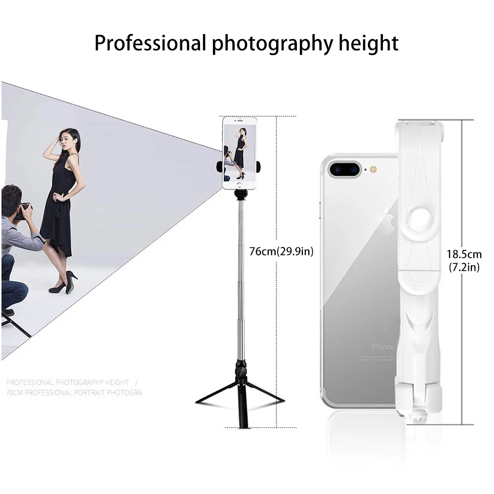 

Selfie Stick Tripod For Live Broadcast Versatile Rotatable Stable Portable Extendable Bluetooth Selfie Stick With Remote Control