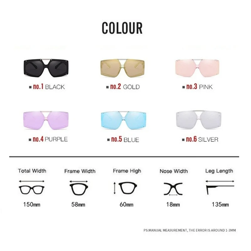 Трендовое негабаритное солнцезащитное стекло es мужское зеркало желейного цвета