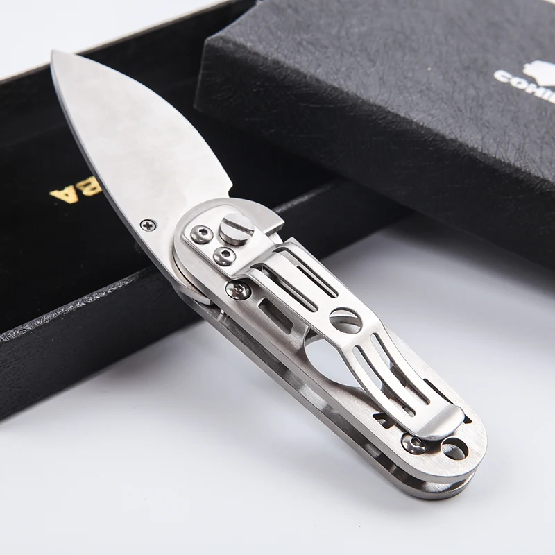 Нож для сигар 2 в 1 из нержавеющей стали карманный дорожный многофункциональный