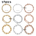 Новый стиль, классический женский браслет-цепочка с оригинальным логотипом, производство Китай